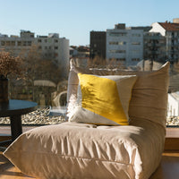 Cushion Cover Lisboa Grande Yellow