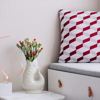 Cushion Cover Azulejo Aveiro Rosewood