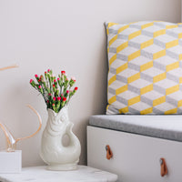 Cushion Cover Azulejo Aveiro Yellow