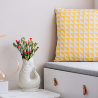 Cushion Cover Azulejo Coimbra Yellow