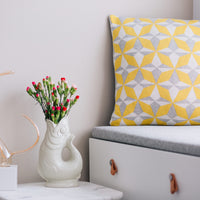 Cushion Cover Azulejo Lisboa Yellow