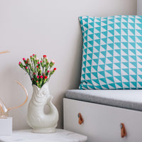 Cushion Cover Azulejo Coimbra Light Blue