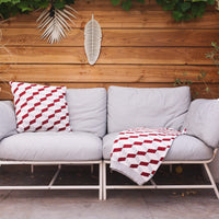 Cushion Cover Azulejo Aveiro Rosewood