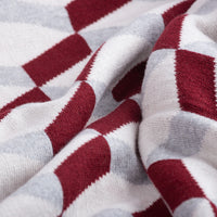 Throw Azulejo Aveiro Rosewood