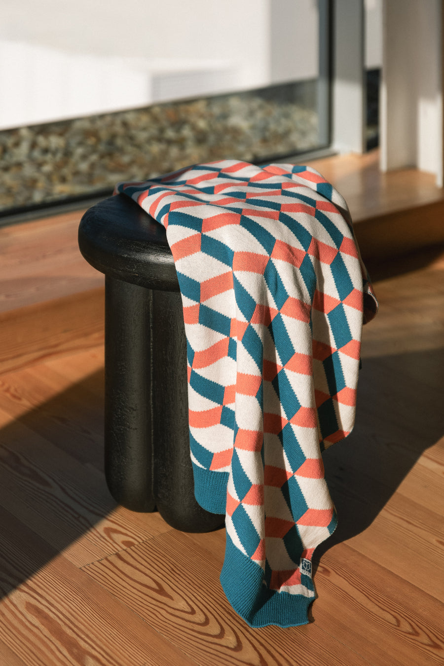 Throw Azulejo Aveiro Coral