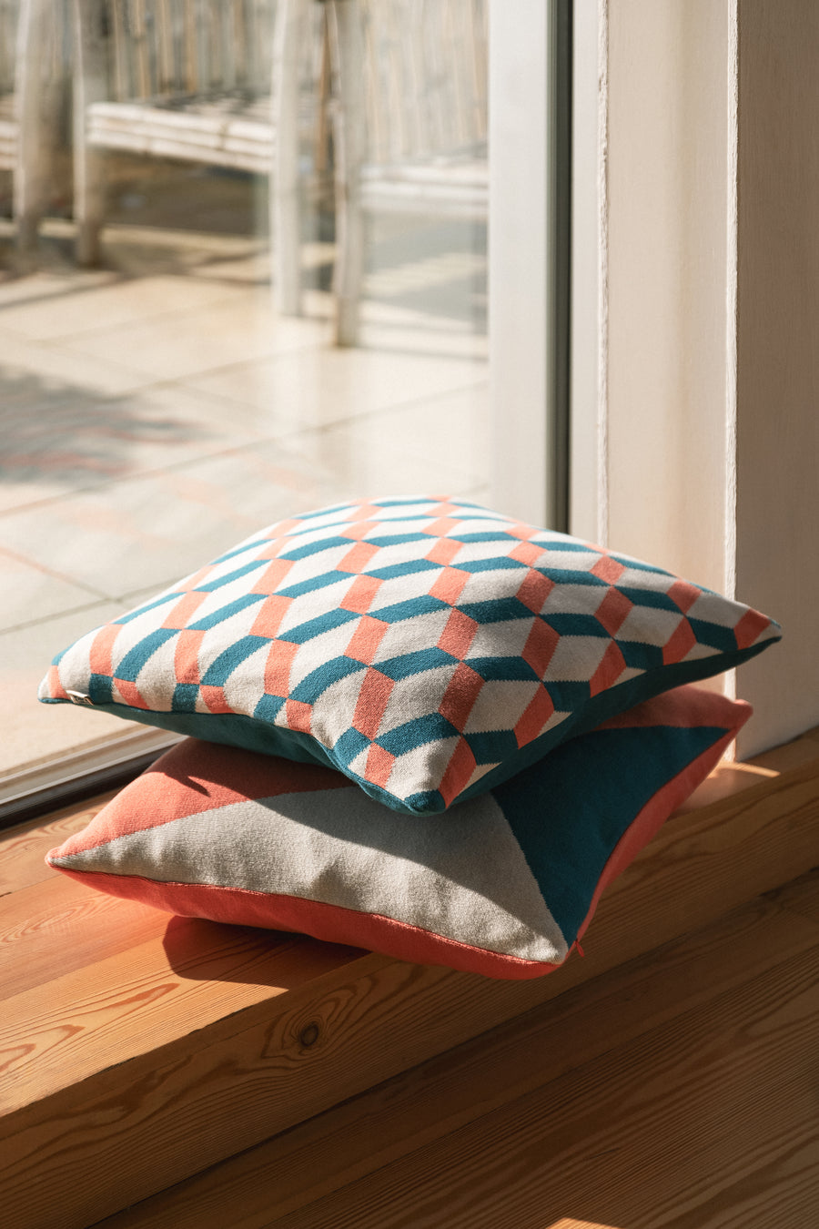 Cushion Cover Azulejo Aveiro Coral