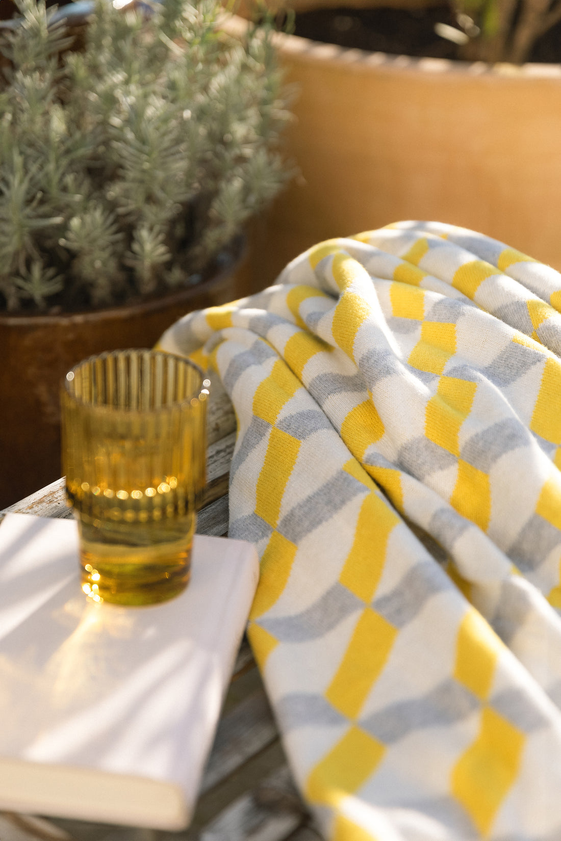 Throw Azulejo Aveiro Yellow