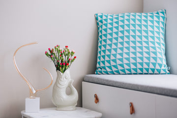 Cushion Cover Azulejo Coimbra Light Blue