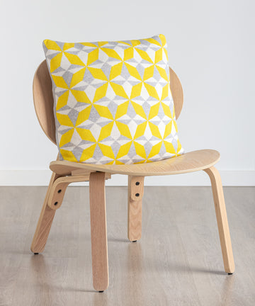 Cushion Cover Azulejo Lisboa Yellow