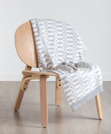Throw Azulejo Porto Grey